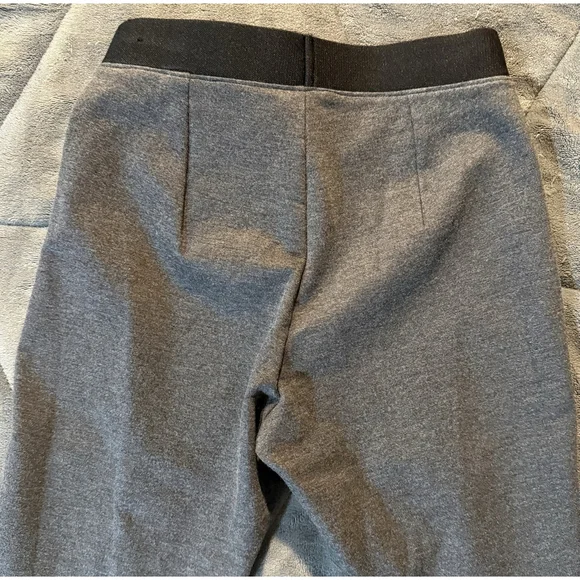 Banana Republic Pull On Ponte Pants Gray Comfort Pleated Fitted Office Women's 0 - Picture 11 of 11